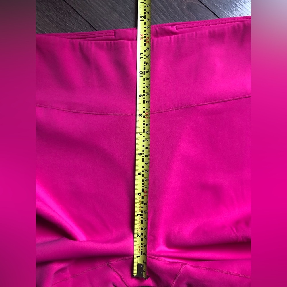 ⭐️Like NEW⭐️FANKA | Slim N’ Sculpt Vibrant Pink Women's Leggings •Size XL 25” - Picture 7 of 9